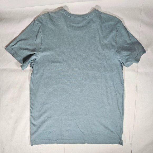 Life is Good Beer Fishy Fishy Men's T-shirt Blue/Green Size Medium Crusher - Picture 3 of 5